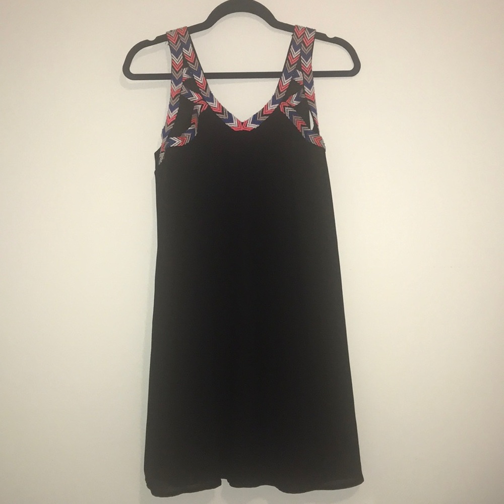 Black Dress with Embroidery